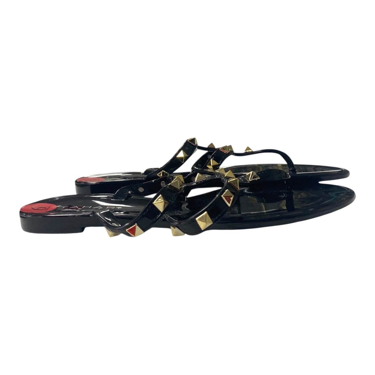 Sandals Flats By Tahari In Black, Size:6