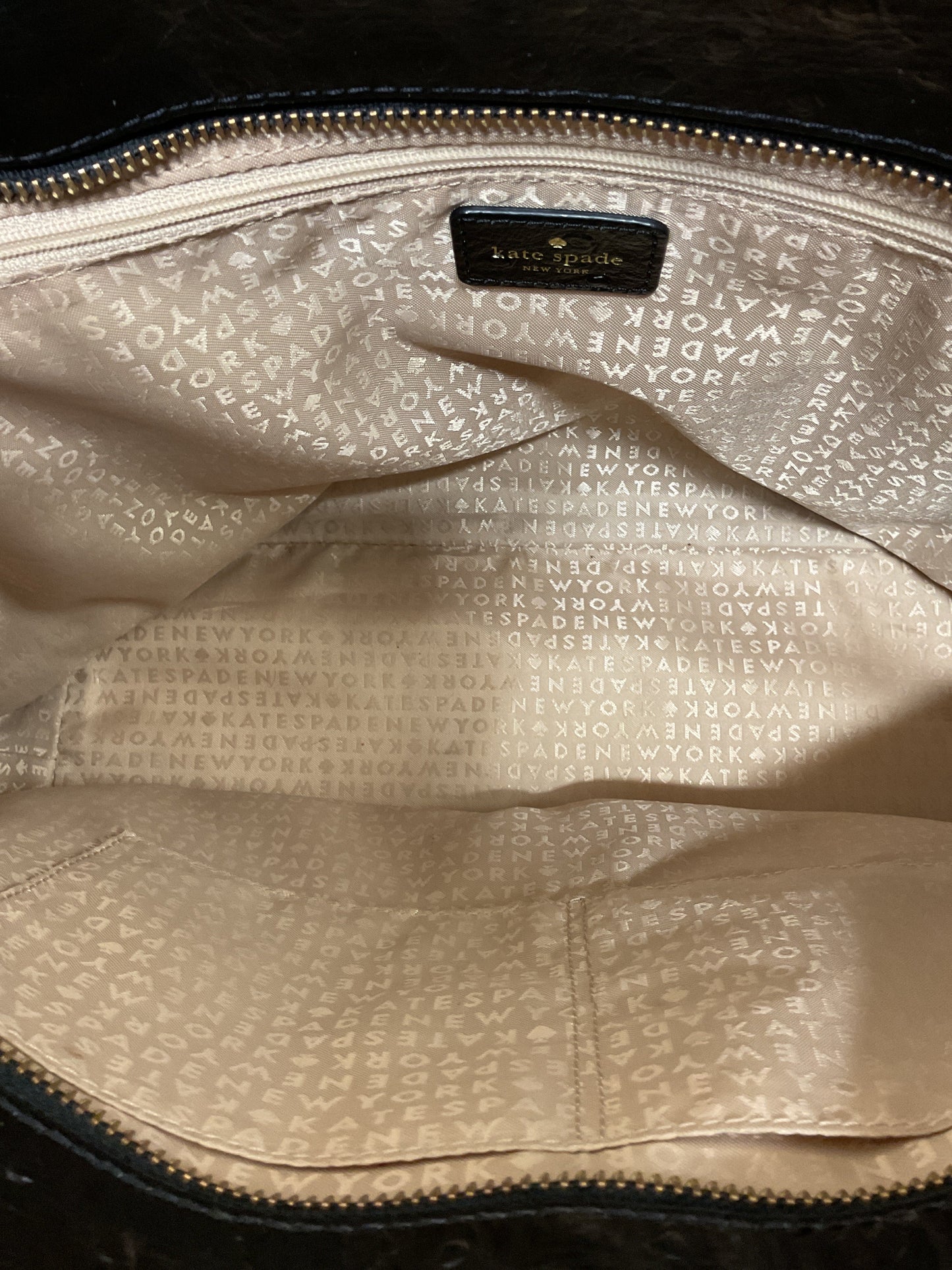 Handbag Designer By Kate Spade In Black, Size:Large