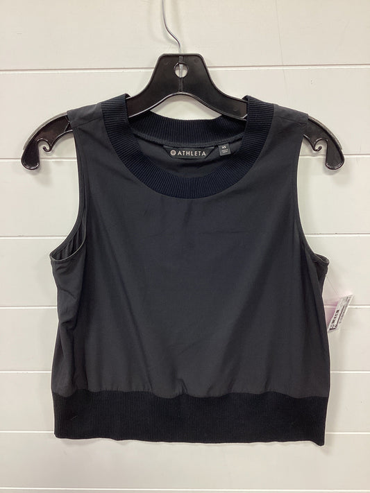 Athletic Tank Top By Athleta In Black, Size:Xs