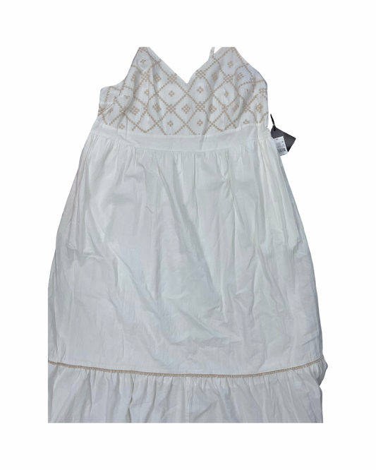 Dress Casual Maxi By Ava & Viv In Cream, Size:2X
