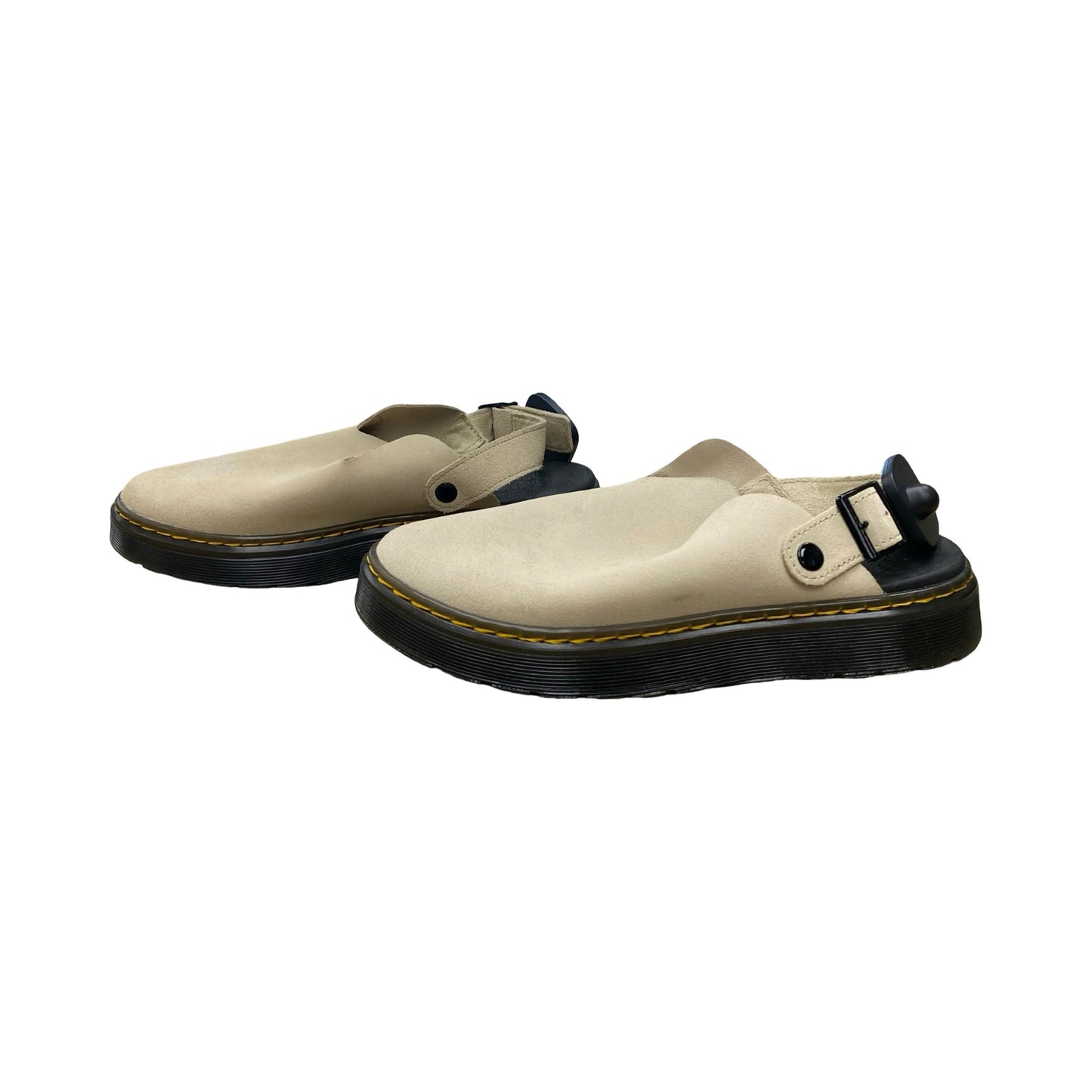 Shoes Designer By Dr Martens In Cream, Size:9
