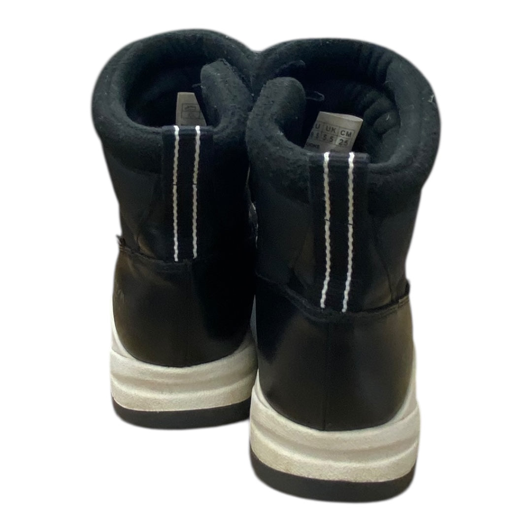 Boots Ankle Flats By Storm In Black & White, Size:8