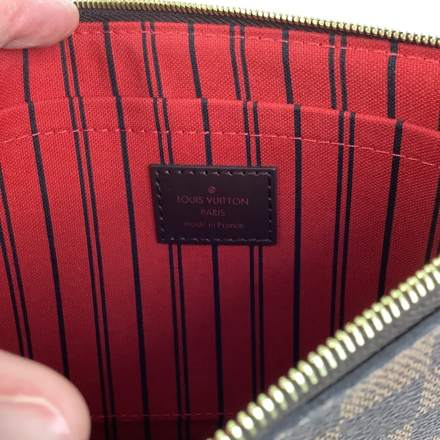 Wristlet Luxury Designer By Louis Vuitton, Size: Large