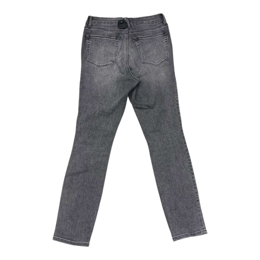 Jeans Skinny By Good American In Grey Denim, Size:12