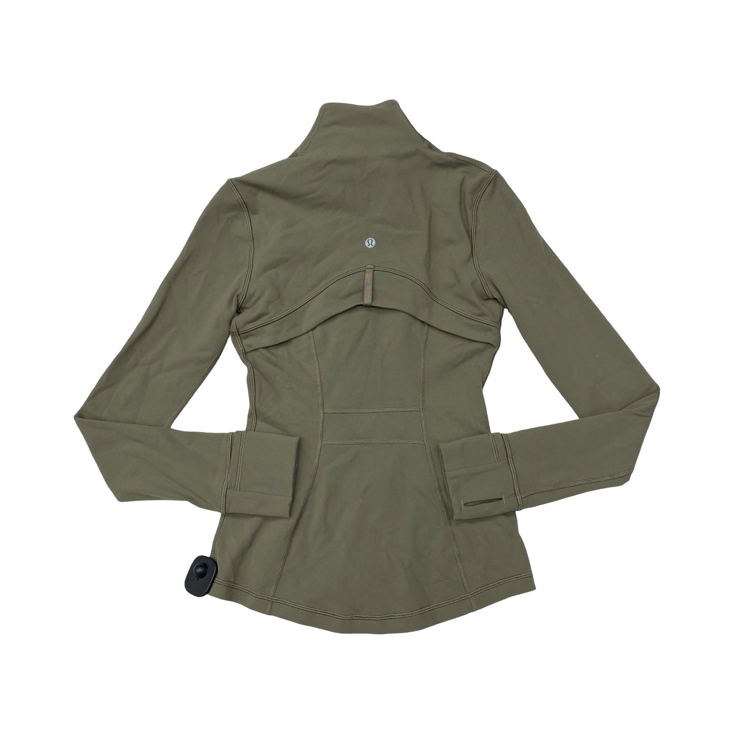 Athletic Jacket By Lululemon In Green, Size:2