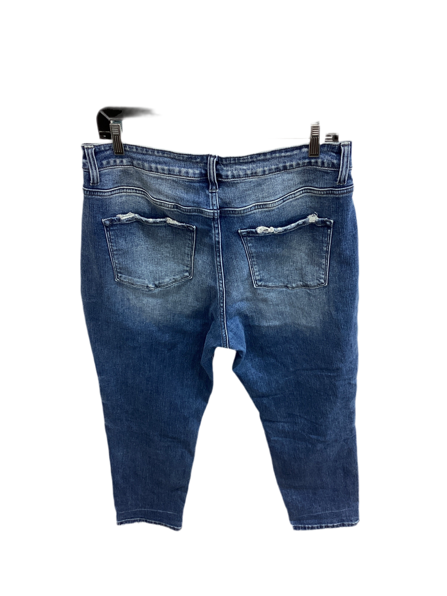 Jeans Straight By Flying Monkey In Blue Denim, Size:8