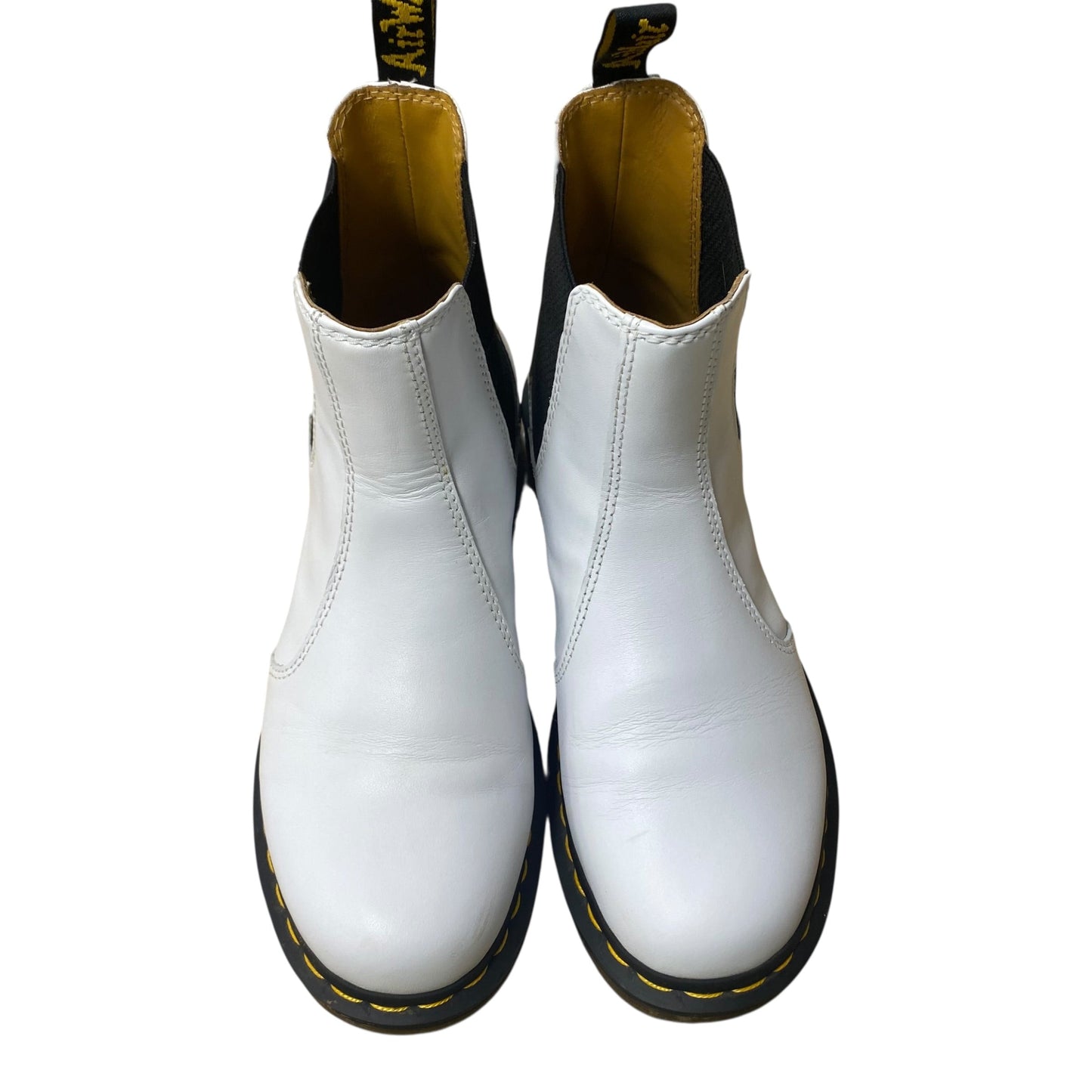 Boots Ankle Flats By Dr Martens In White, Size:10