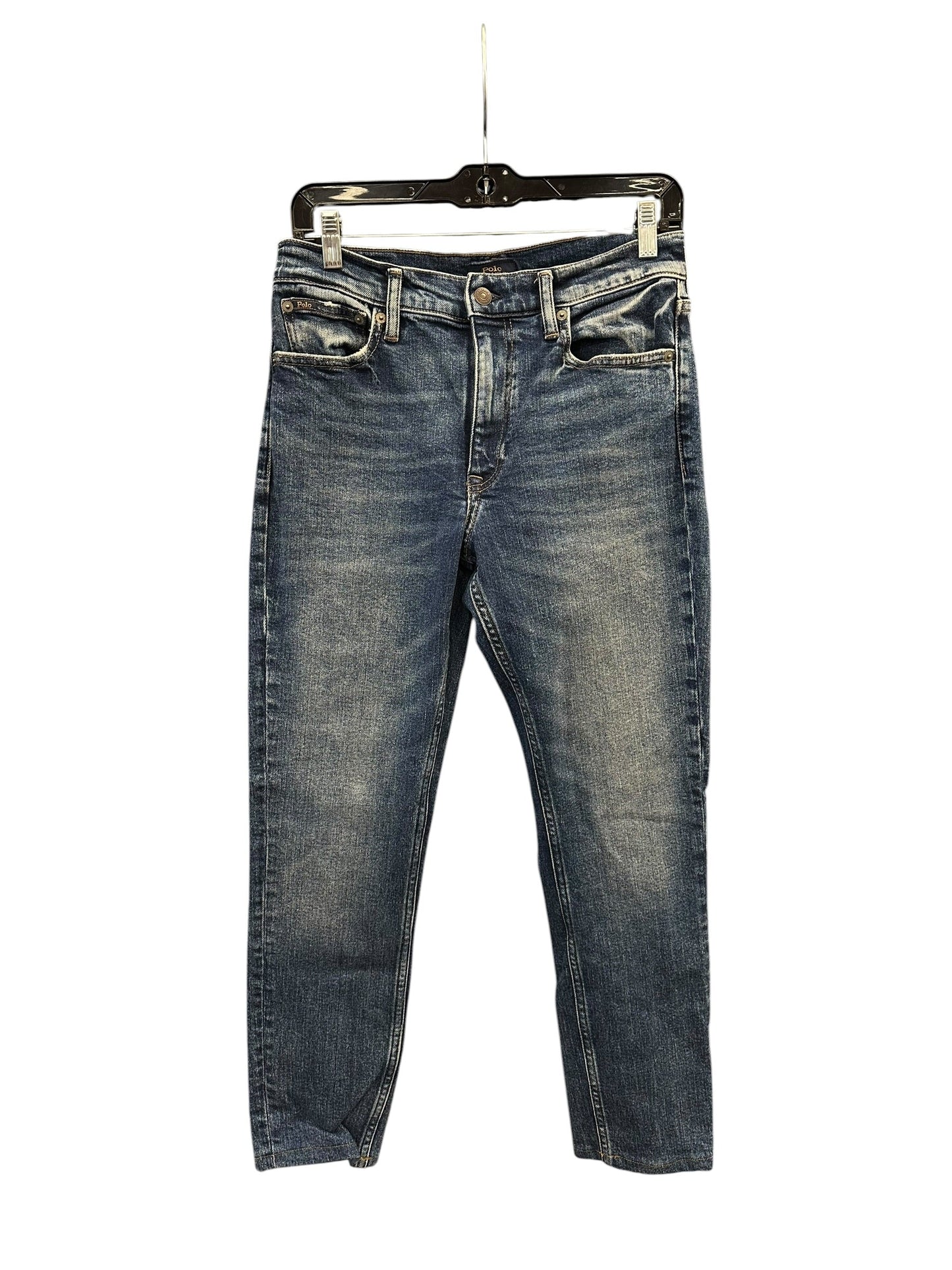 Jeans Skinny By Polo Ralph Lauren In Blue Denim, Size:8