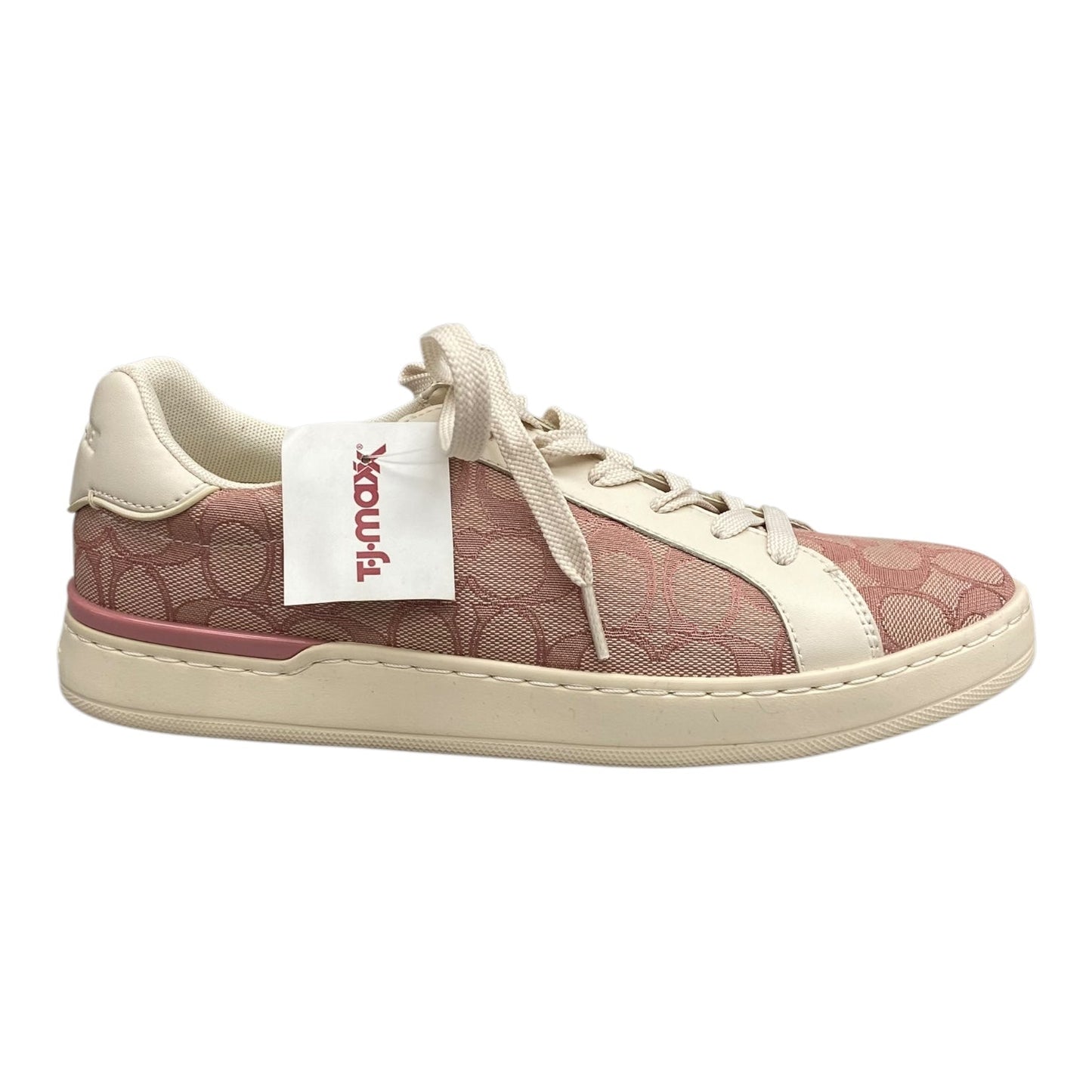 Shoes Designer By Coach In Cream & Pink, Size:9.5