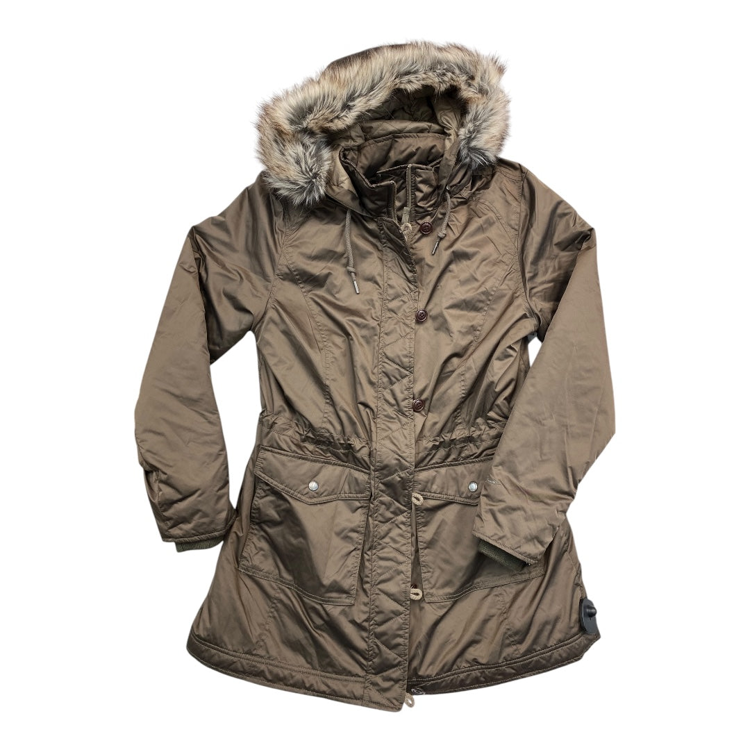 Jacket Puffer & Quilted By Eddie Bauer In Brown, Size:Xl
