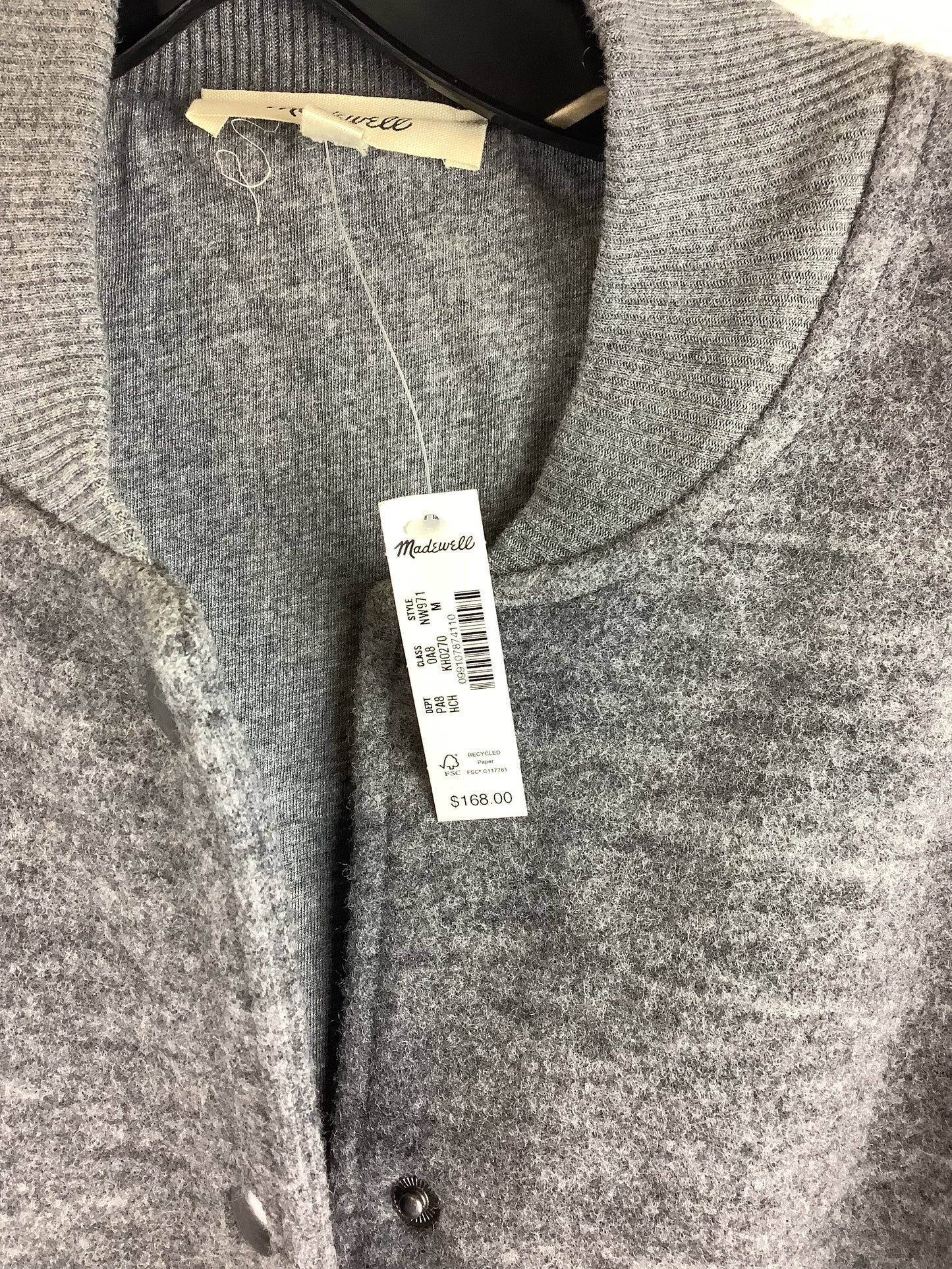 Jacket Other By Madewell In Grey, Size: M