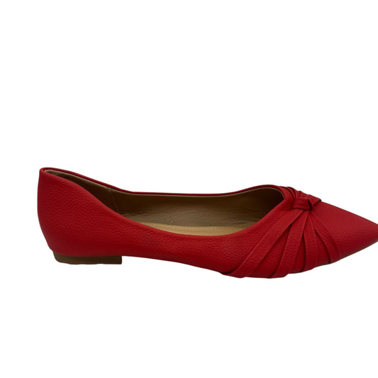 Shoes Flats By Cme In Orange, Size:11.5