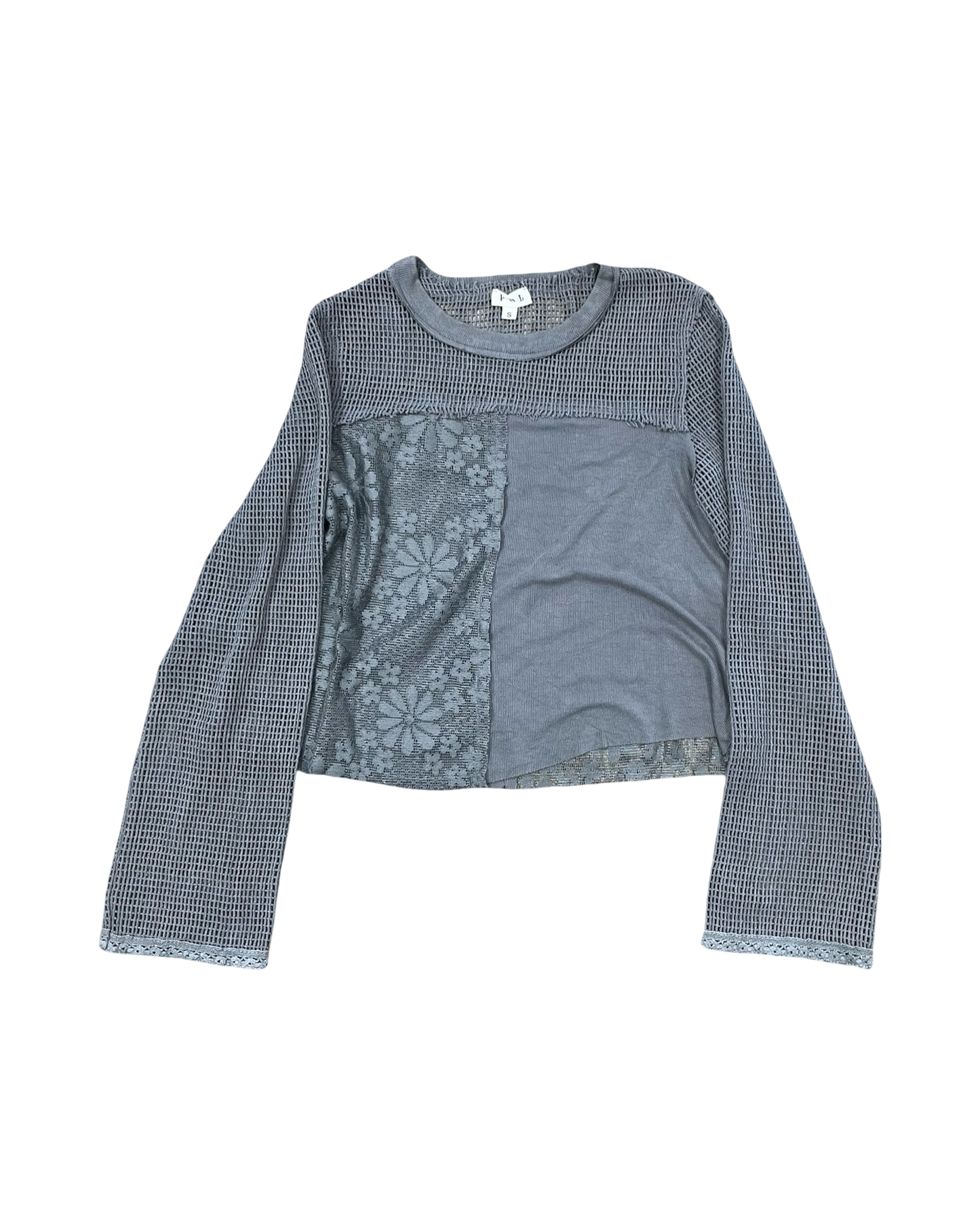 Top Ls By Pol In Grey, Size:S