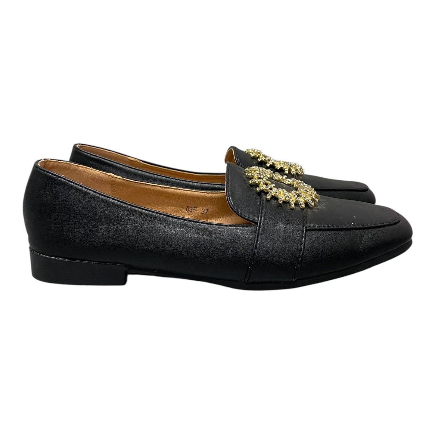 Shoes Flats By Cme In Black, Size:7