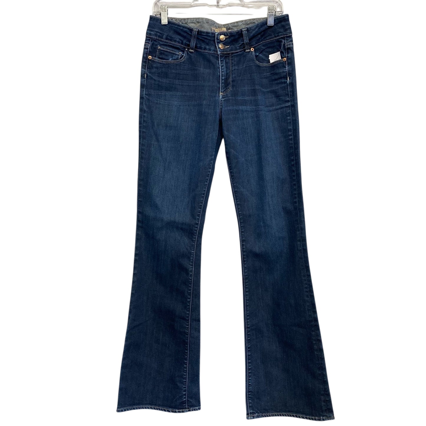 Jeans Wide Leg By Paige In Blue Denim, Size:10