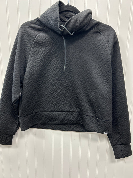 Athletic Top Ls Collar By Juicy Couture In Black, Size:M