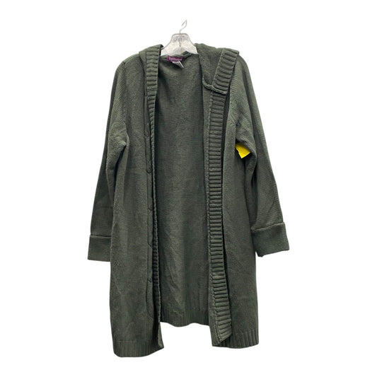 Sweater Cardigan By Cme In Green, Size:1X