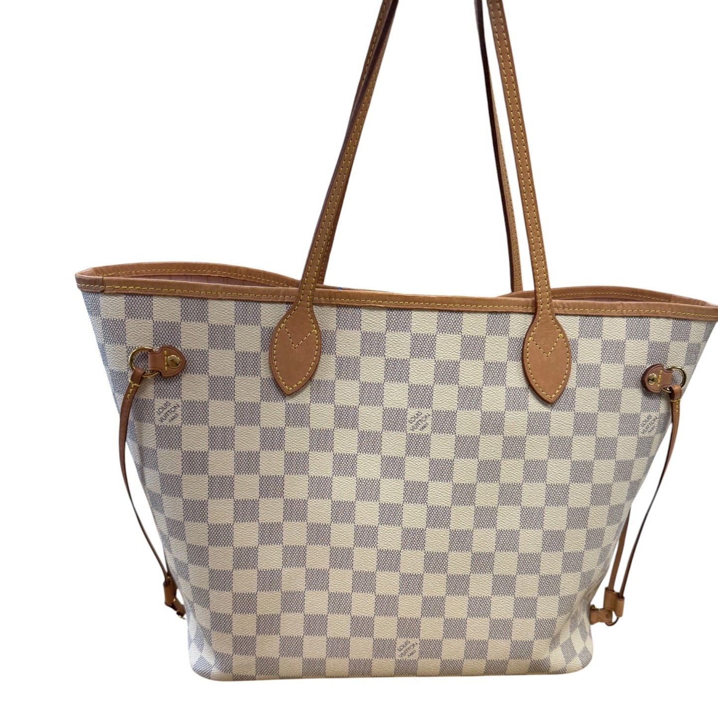 Handbag Luxury Designer By Louis Vuitton In White, Size:Medium