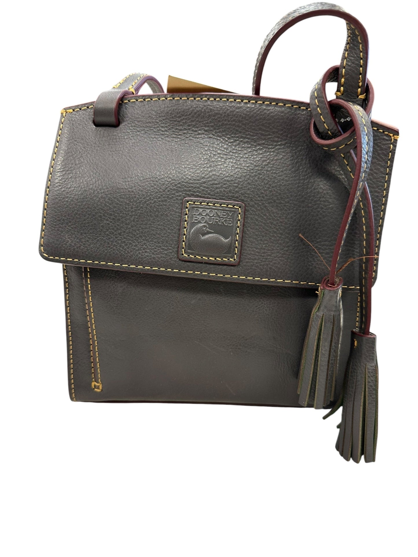 Crossbody Designer By Dooney And Bourke In Grey, Size:Medium