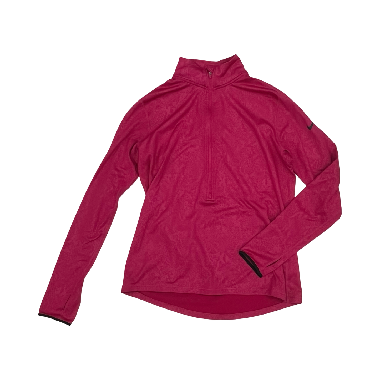 Athletic Top Ls Collar By Nike Apparel In Pink, Size:Xl