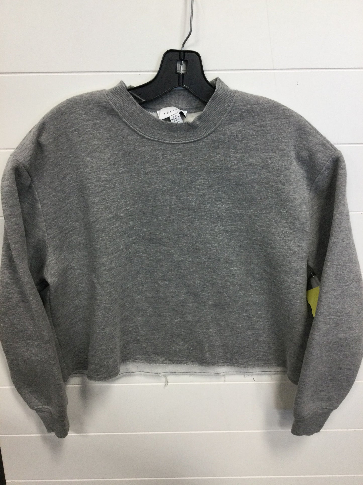 Top Ls By Top Shop In Grey, Size:Xs