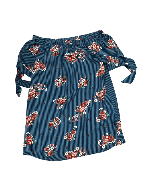 Dress Casual Midi By Haute Monde In Blue, Size:L
