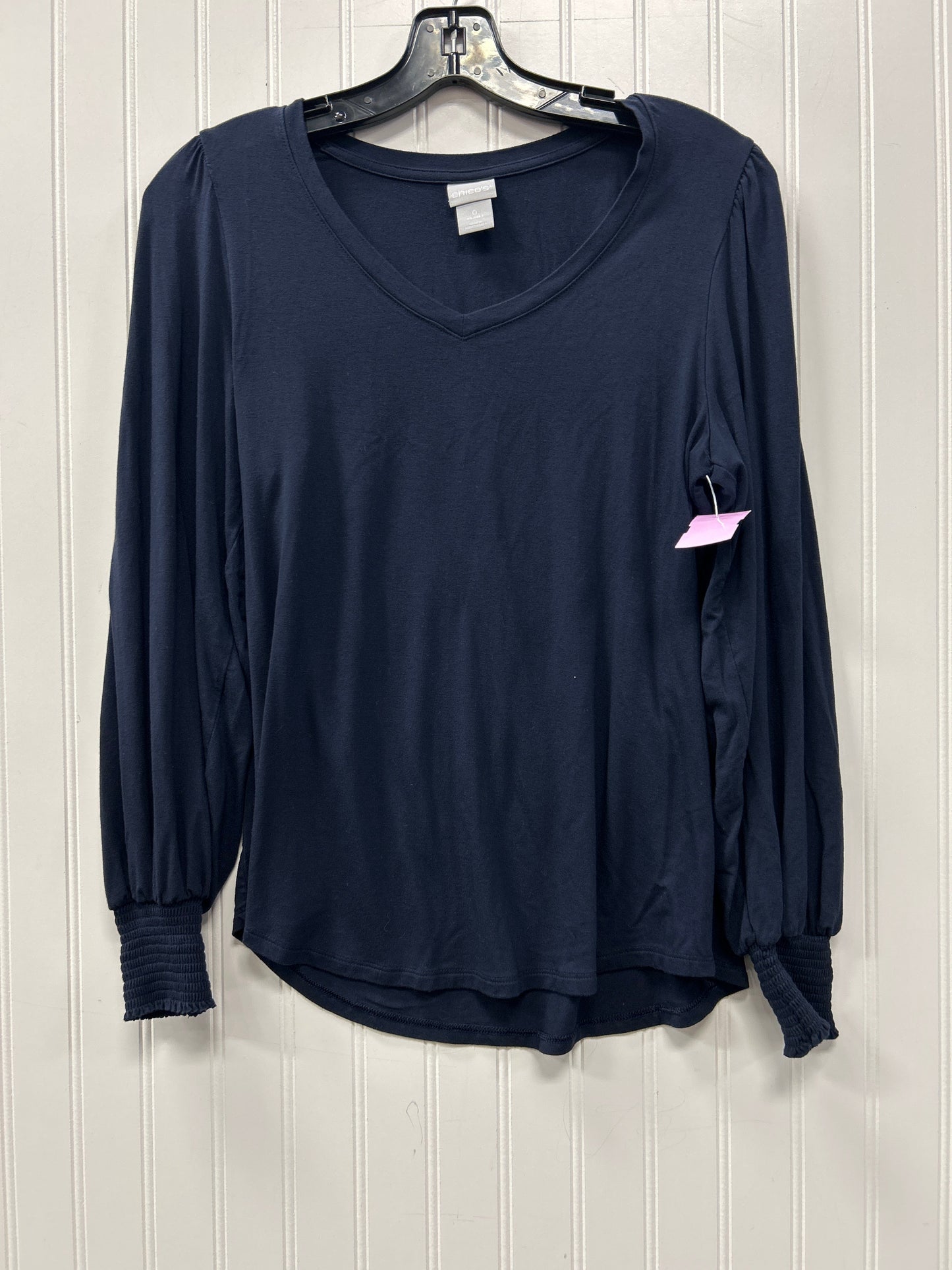 Top Ls By Chicos In Navy, Size:S