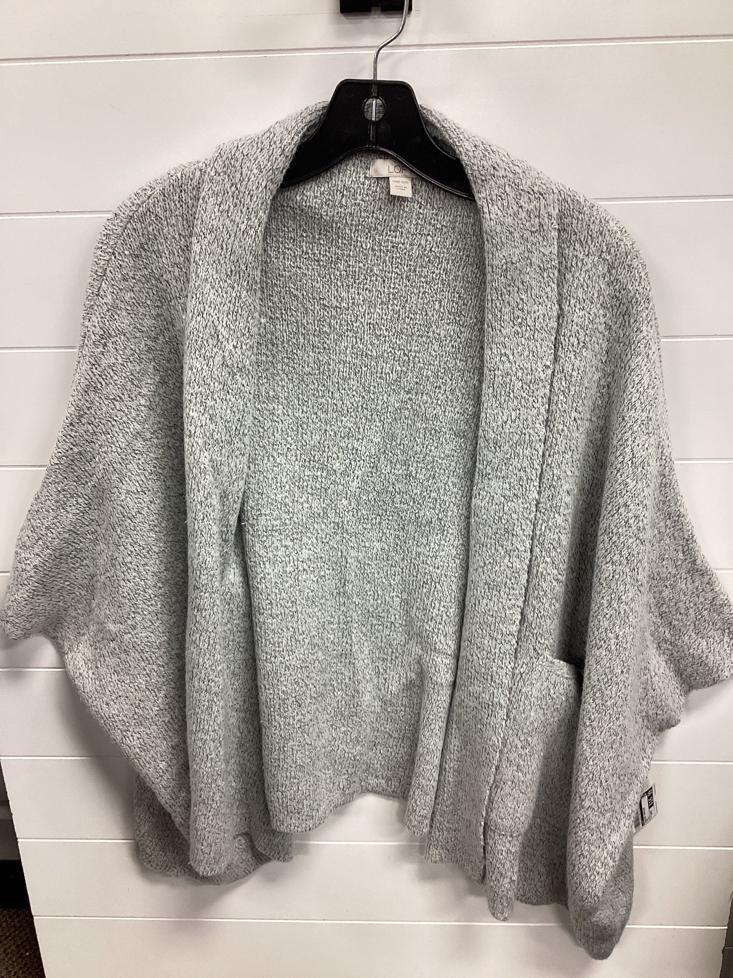 Sweater Cardigan By Loft In Grey, Size:Osfm