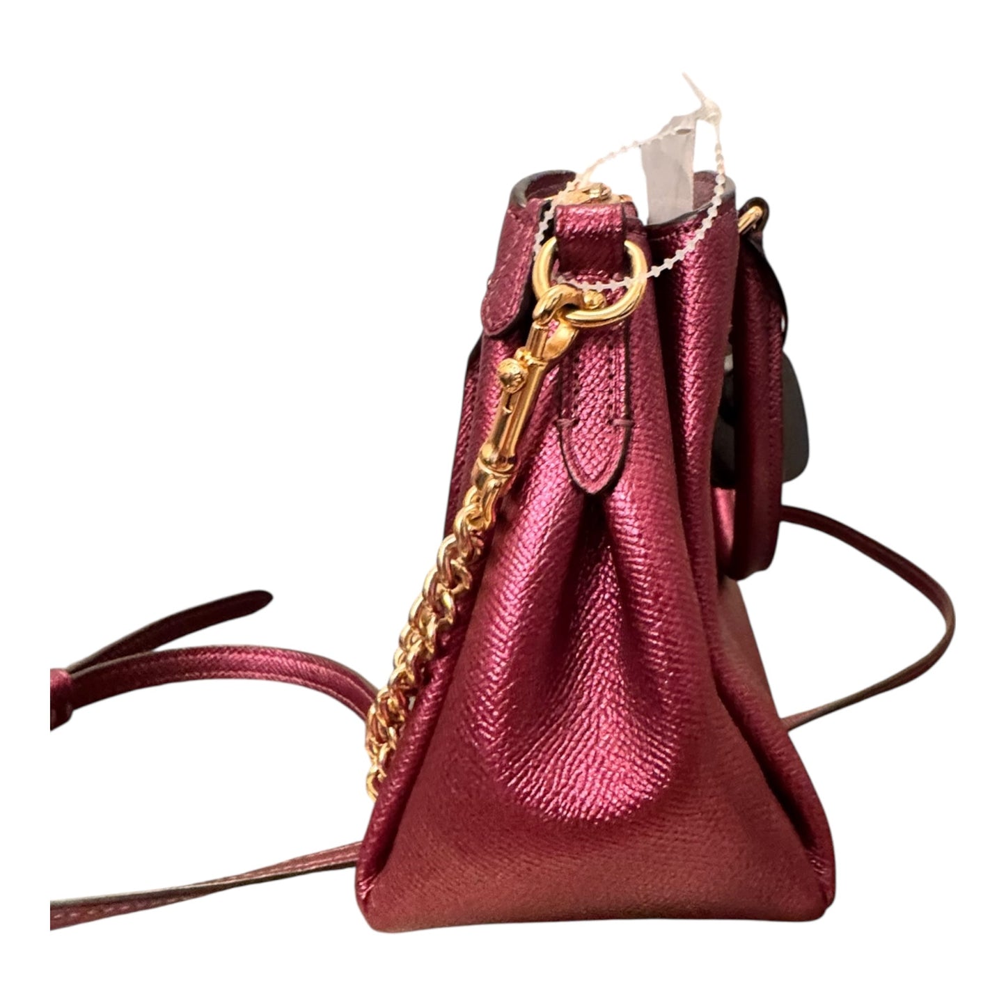 Handbag Designer By Coach In Purple, Size:Small