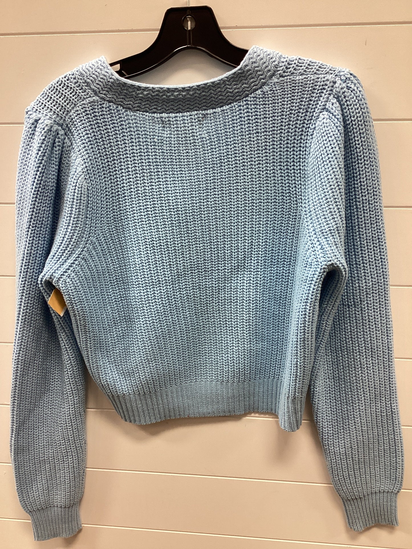 Sweater Cardigan By Jessica Simpson In Blue, Size:M