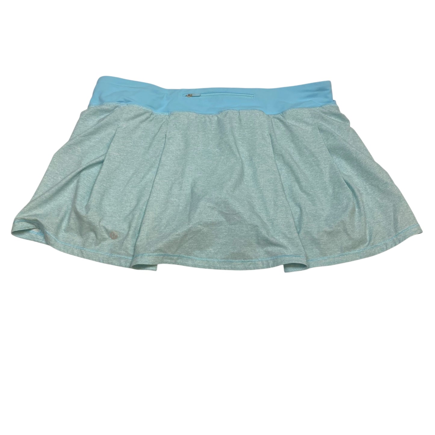 Athletic Skort Designer By Lululemon In Blue, Size:L