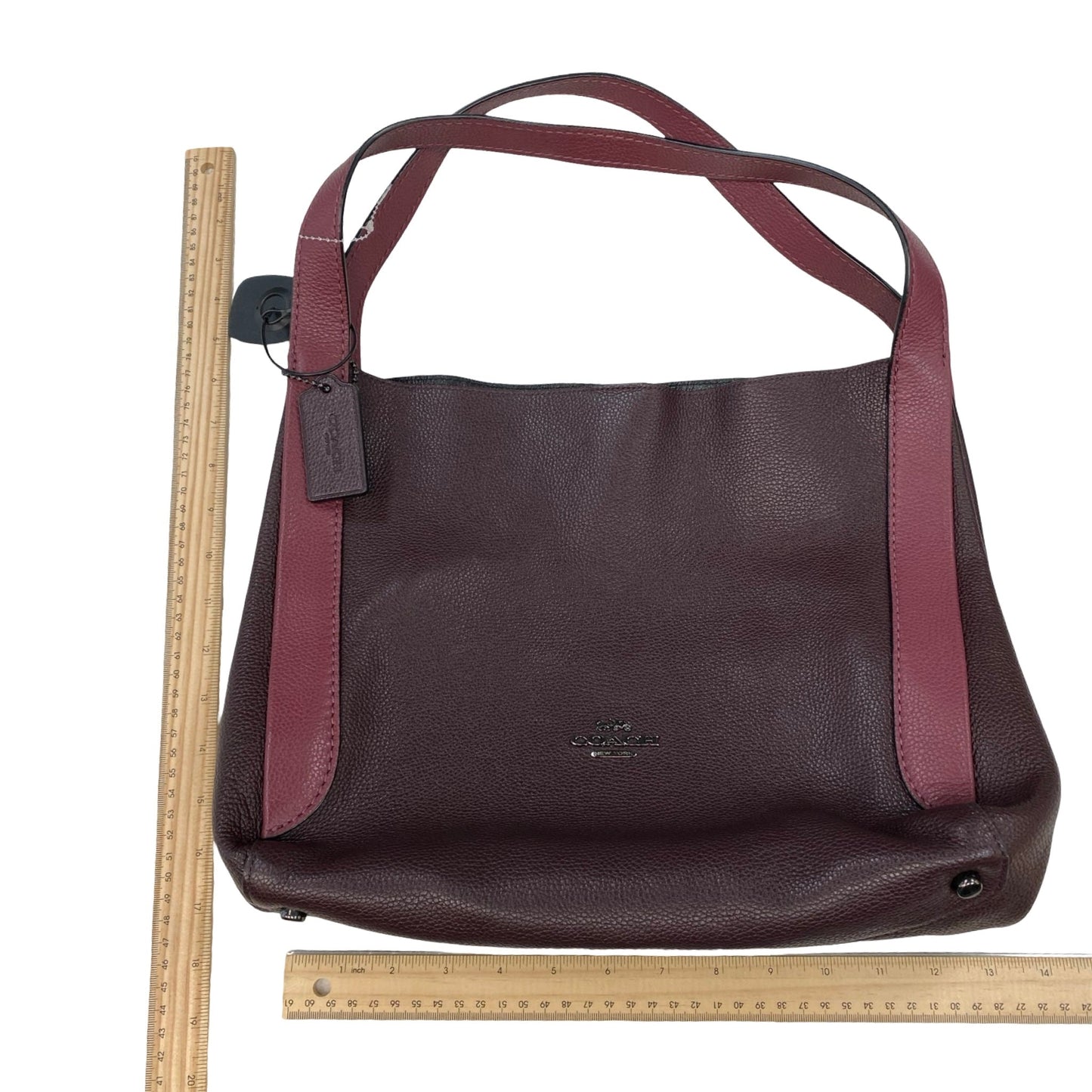 Handbag Designer By Coach In Purple, Size:Medium