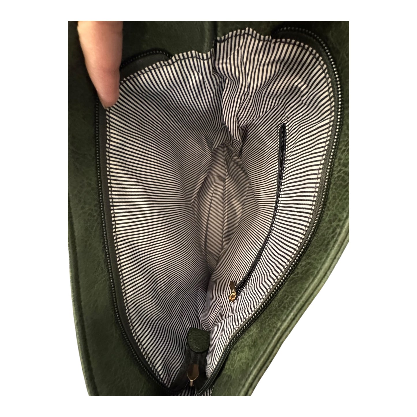 Handbag By LE BAG In Green, Size:Medium