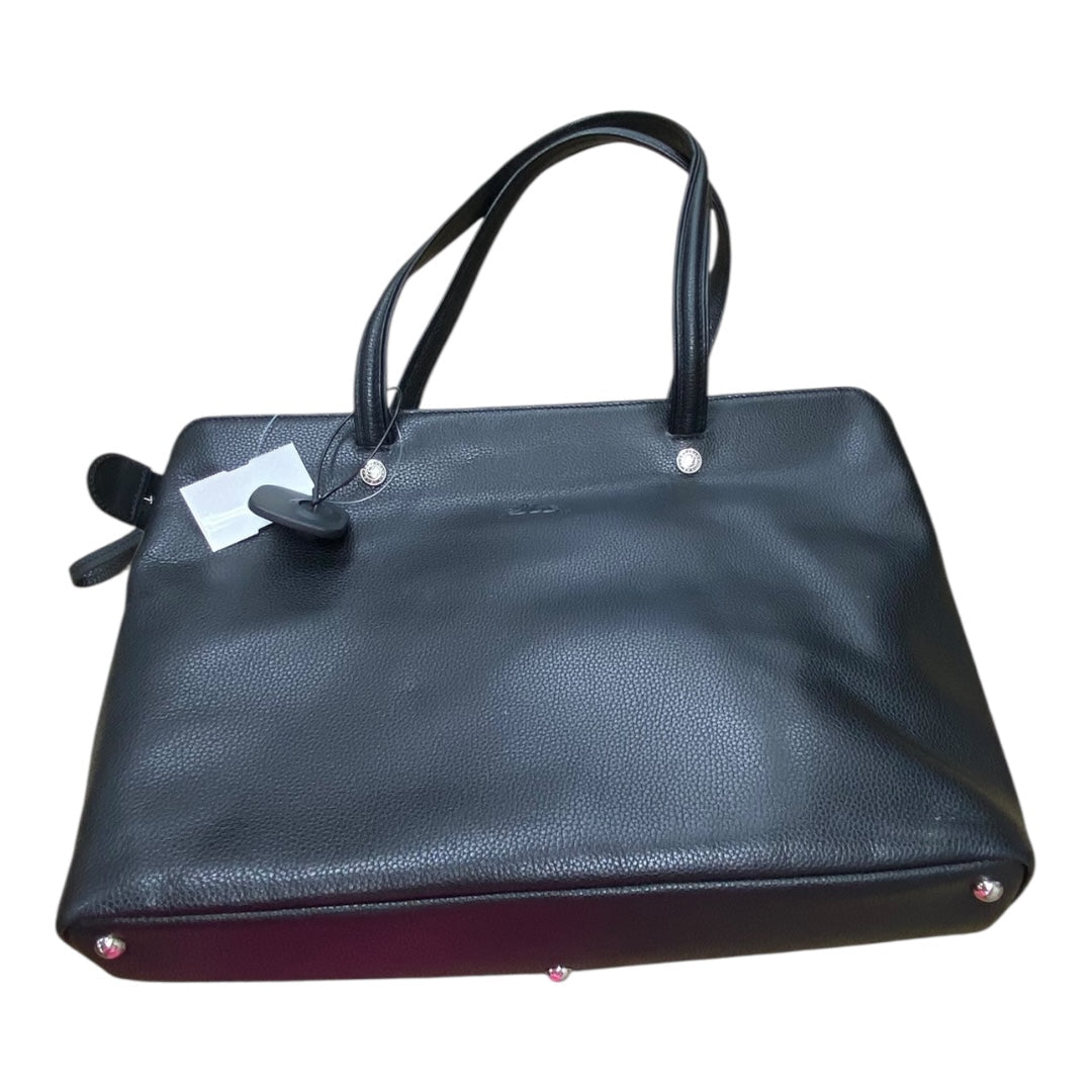 Handbag Designer By Longchamp In Black, Size:Large