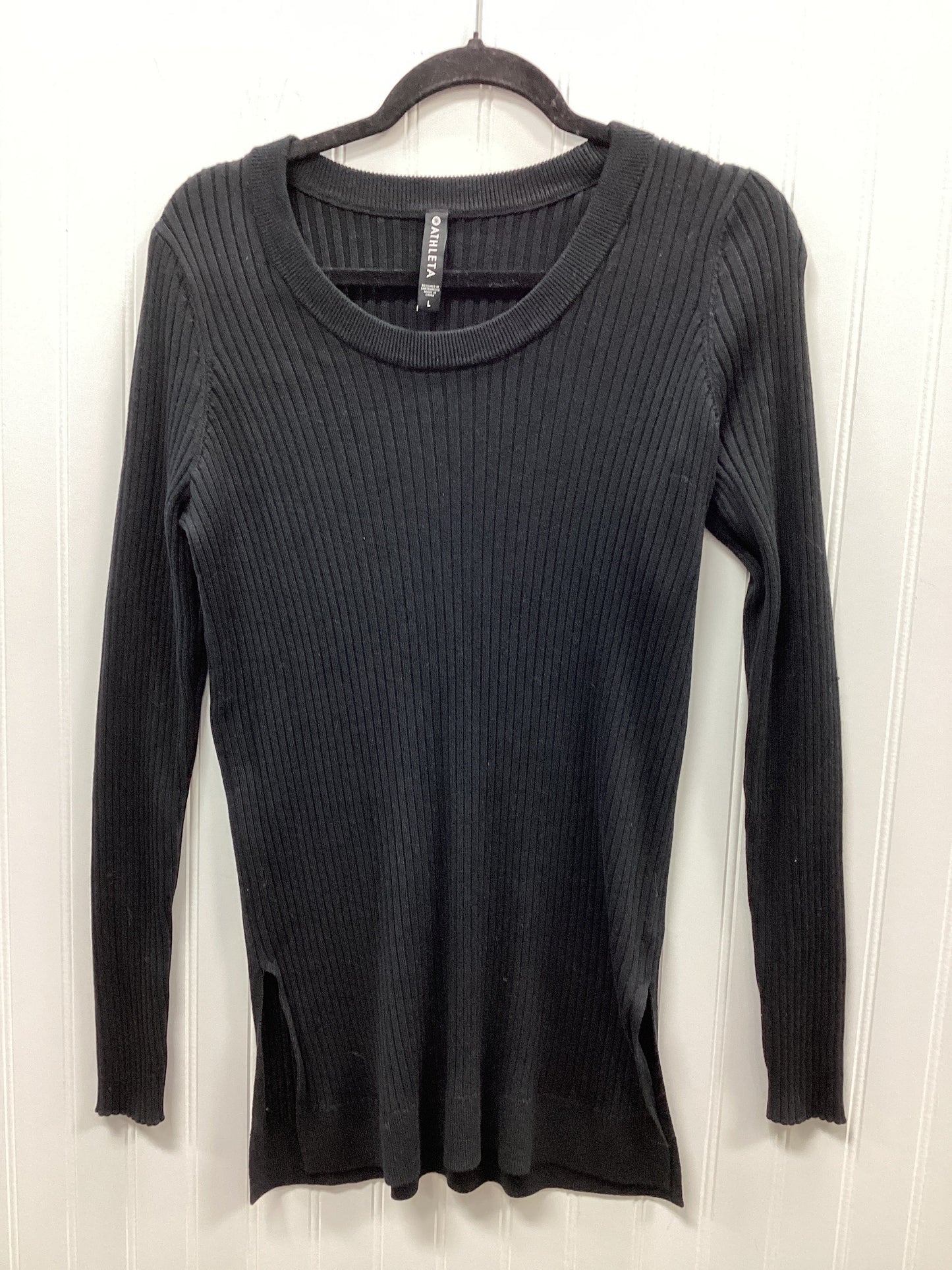 Top Ls By Athleta In Black, Size:L