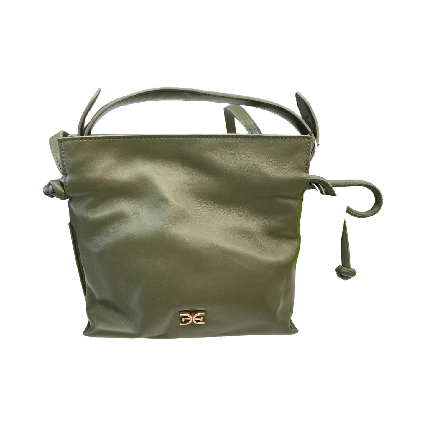 Handbag Leather By Sam Edelman In Green, Size:Small