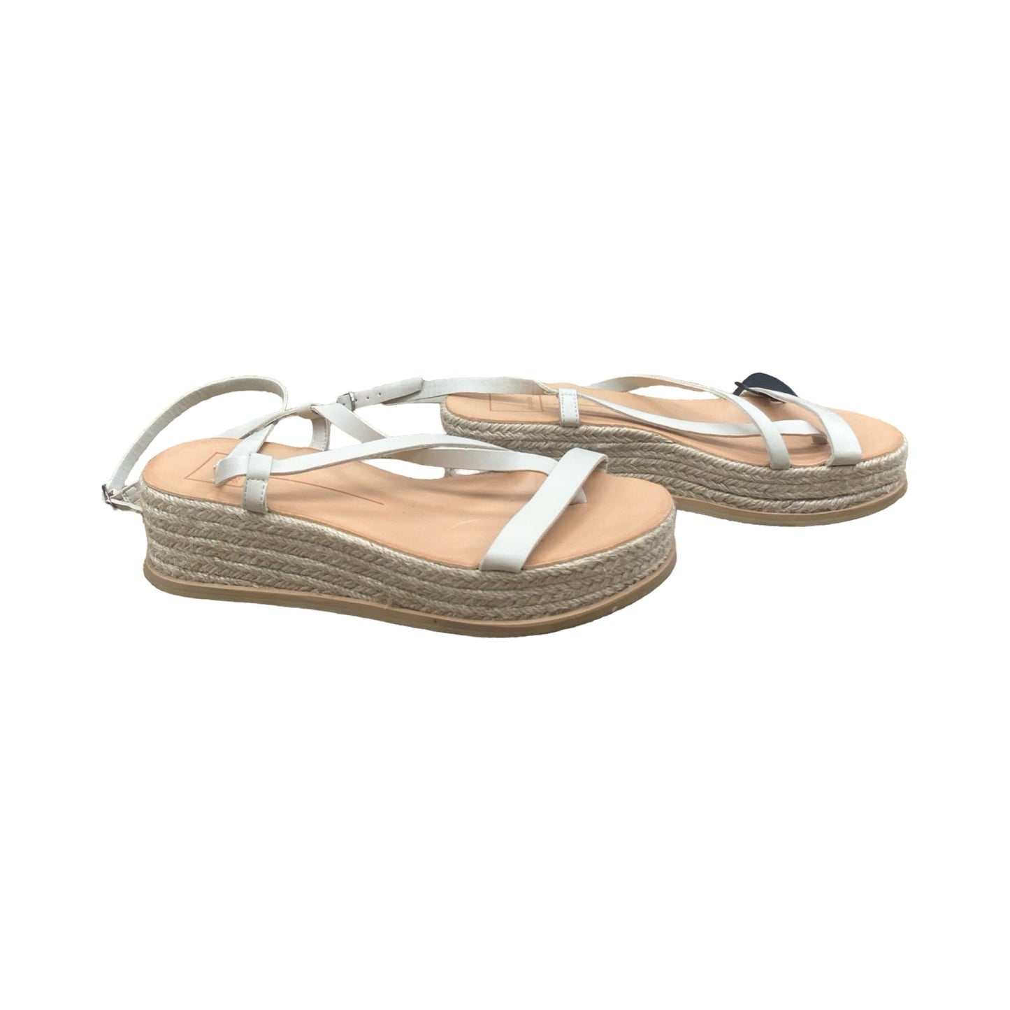 Sandals Heels Wedge By Dolce Vita In Cream, Size:8.5