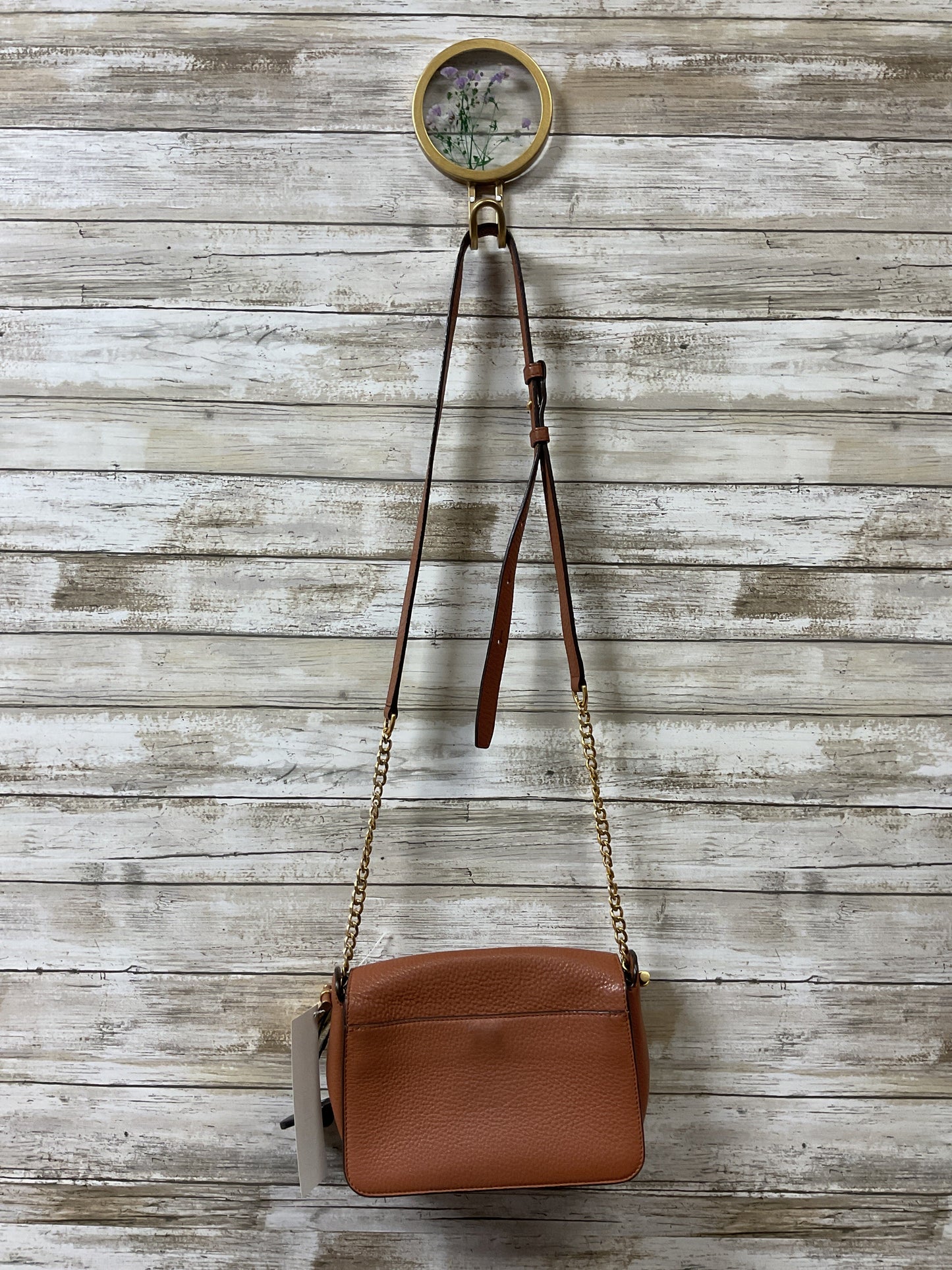 Crossbody Designer By Tory Burch In Brown, Size:Small -as is