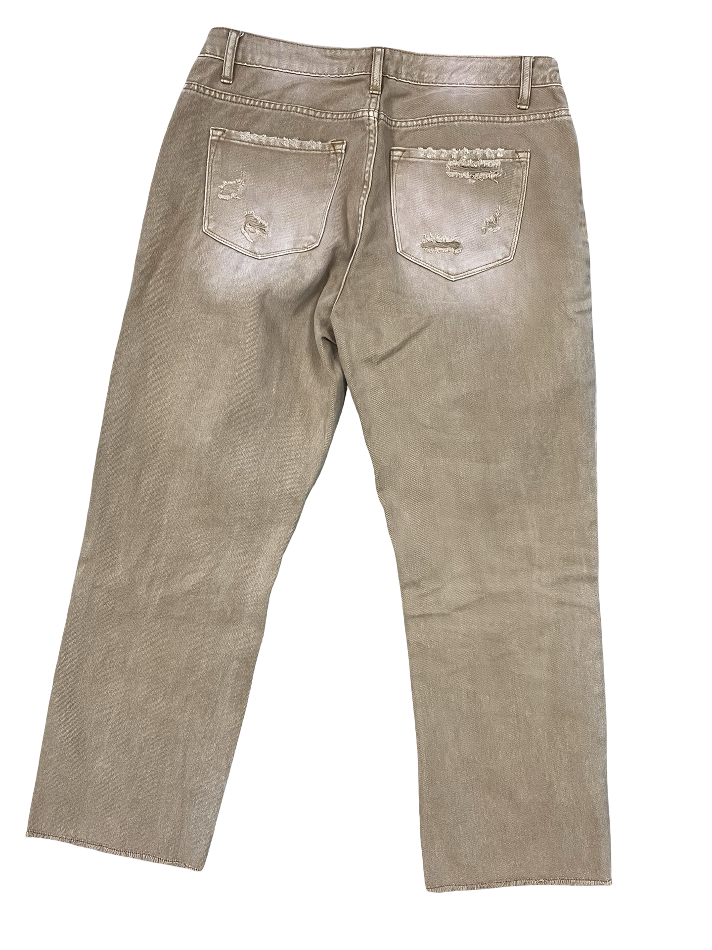 Jeans Wide Leg By Vervet In Brown Denim, Size:10
