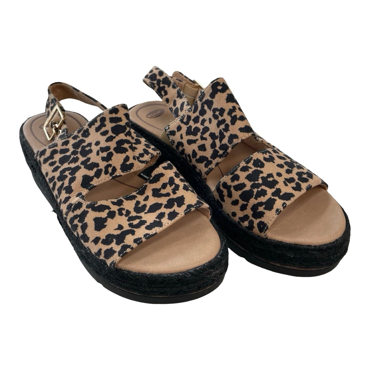 Sandals Flats By Dr Scholls In Animal Print, Size:7.5