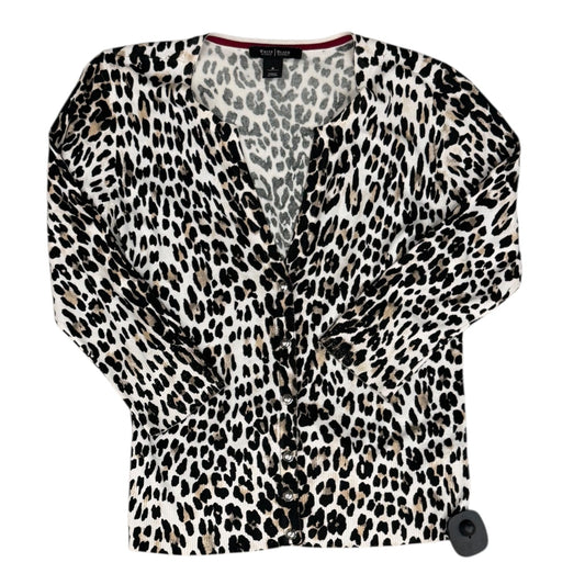 Sweater Cardigan By White House Black Market In Animal Print, Size:S