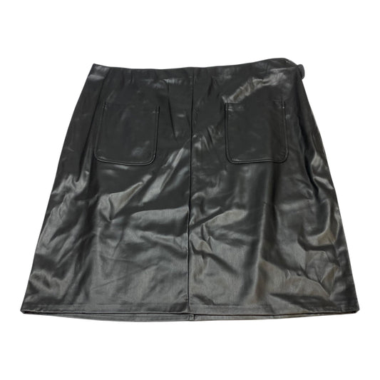 Skirt Mini & Short By Cato In Black, Size:Xl
