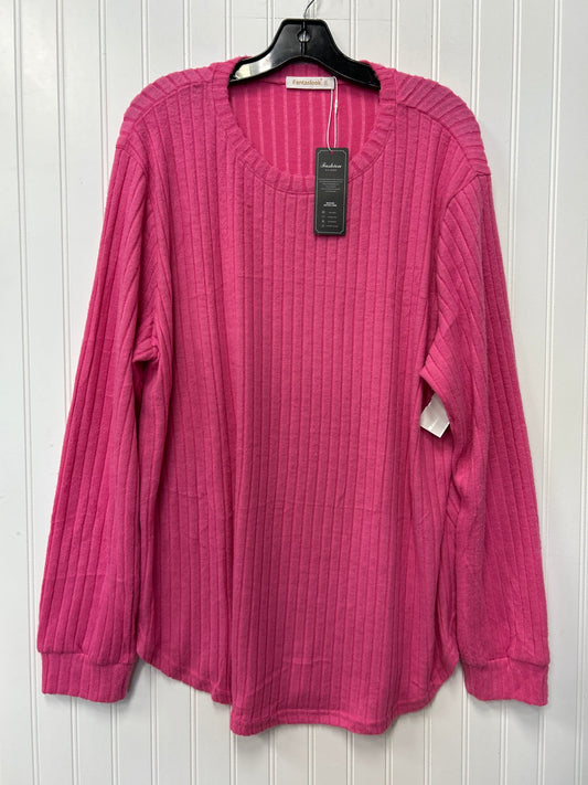 Top Ls By Cmc In Pink, Size:2X
