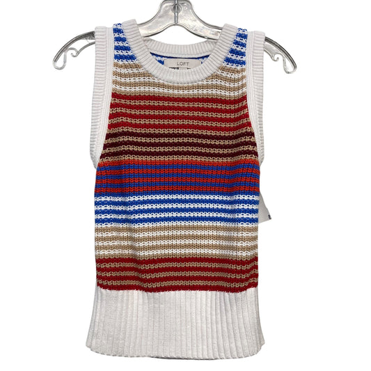 Vest Sweater By Loft In Multi, Size:Xs