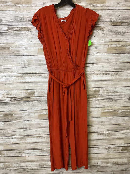 Jumpsuit By Loft In Orange, Size:2P
