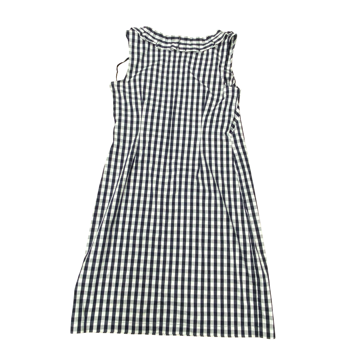 Dress Casual Midi By Talbots In Blue & White, Size:8