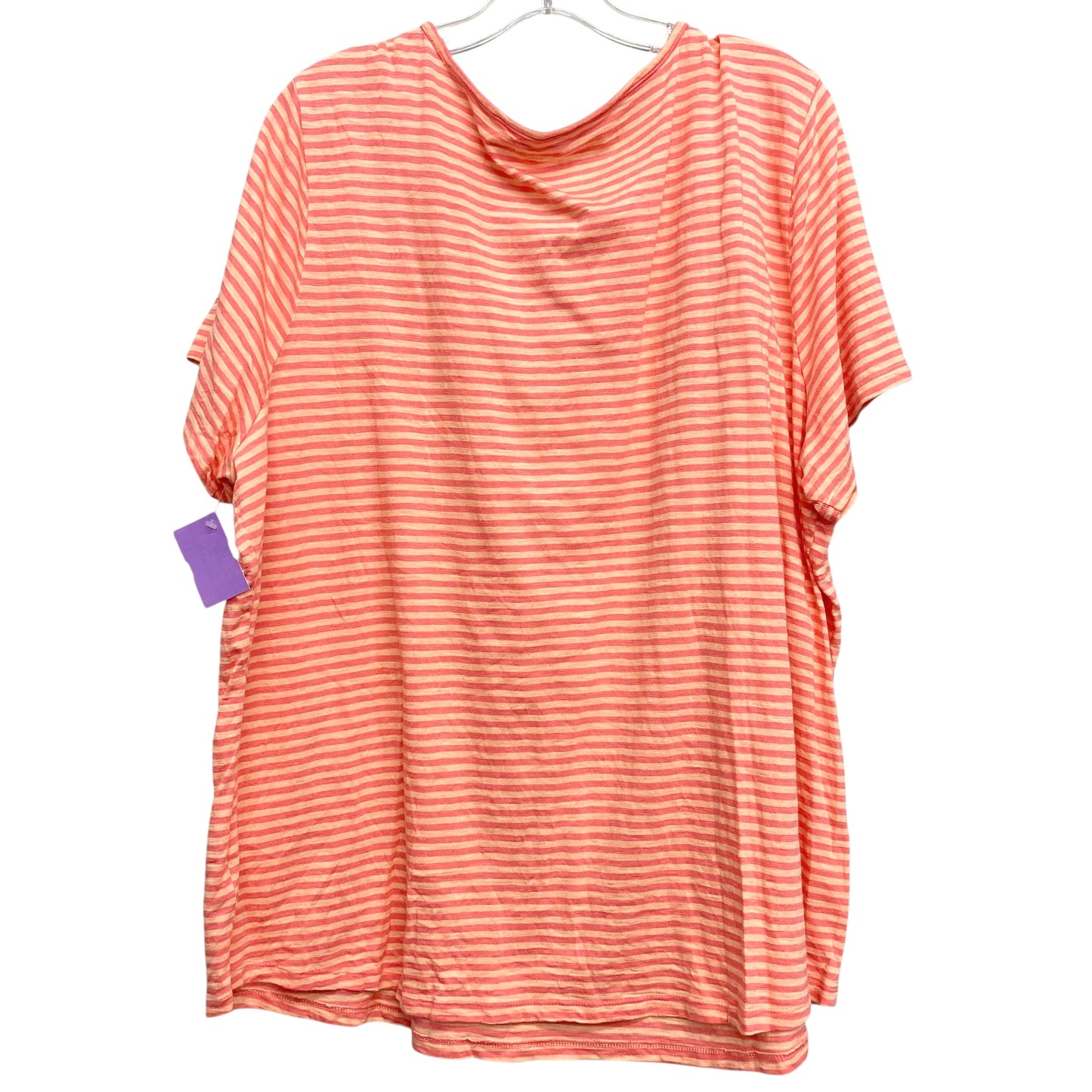 Top Ss By Talbots In Orange, Size:3X