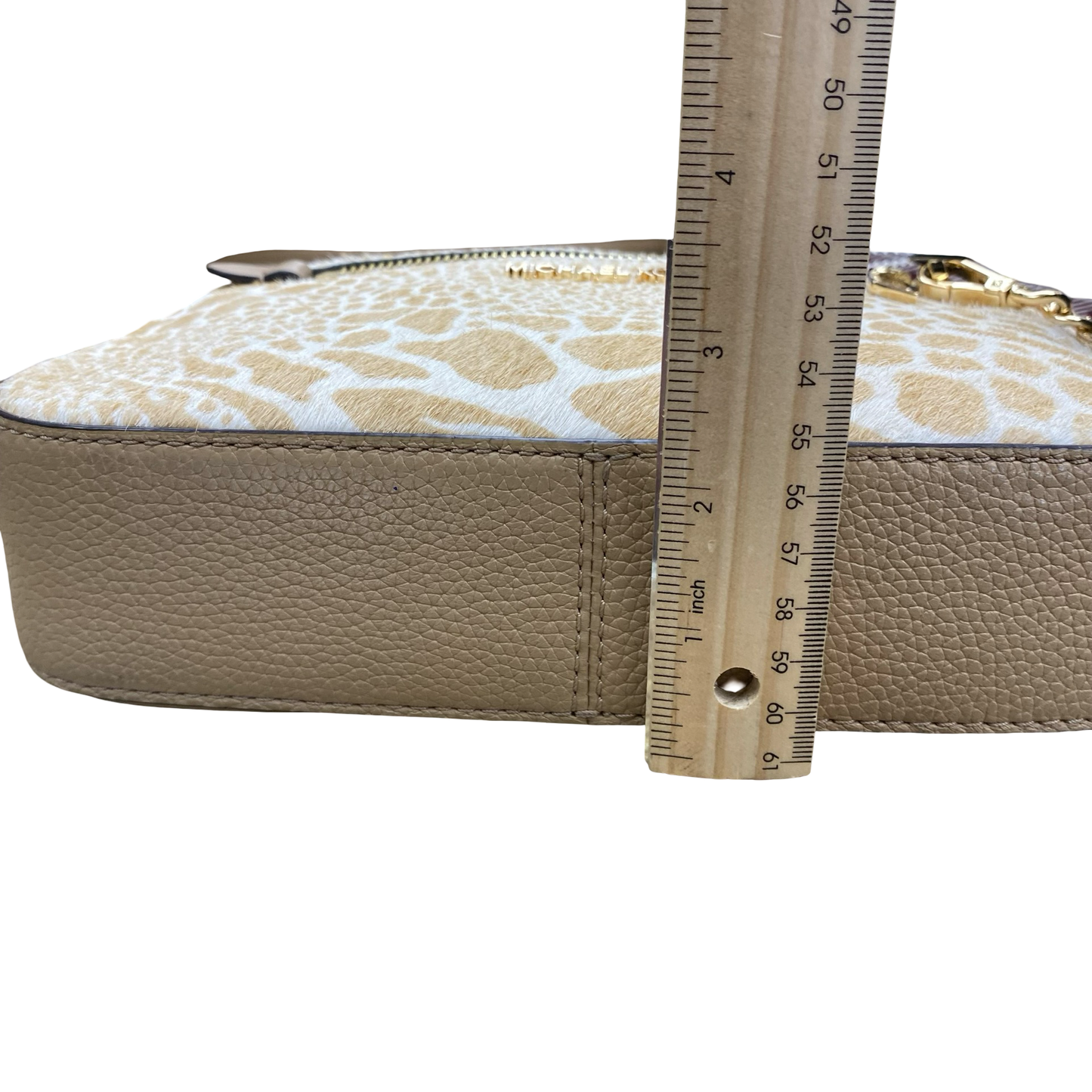 Handbag Designer By Michael Kors In Brown, Size:Medium
