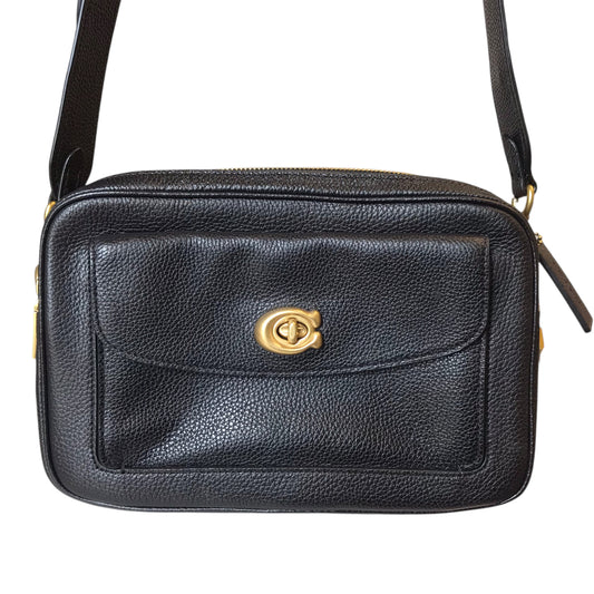 Crossbody Designer By Coach In Black, Size:Medium