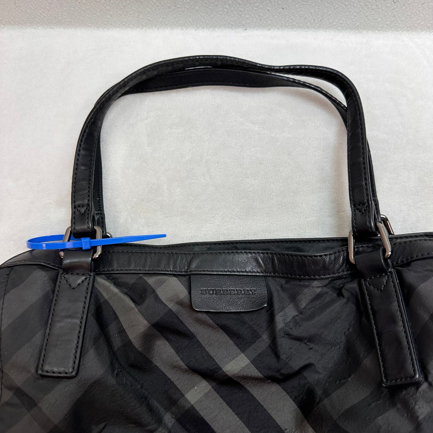 Tote Luxury Designer By Burberry, Size: Medium